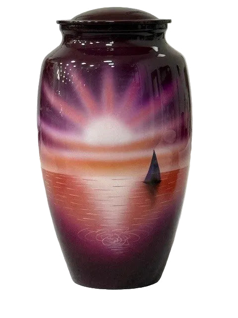 Hand-Painted Artisan Urn – Various Design Options