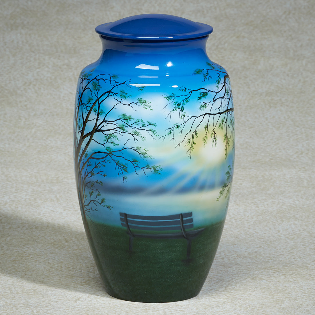 Hand-Painted Artisan Urn – Various Design Options