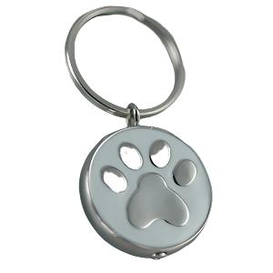 Paw Print Key Chain