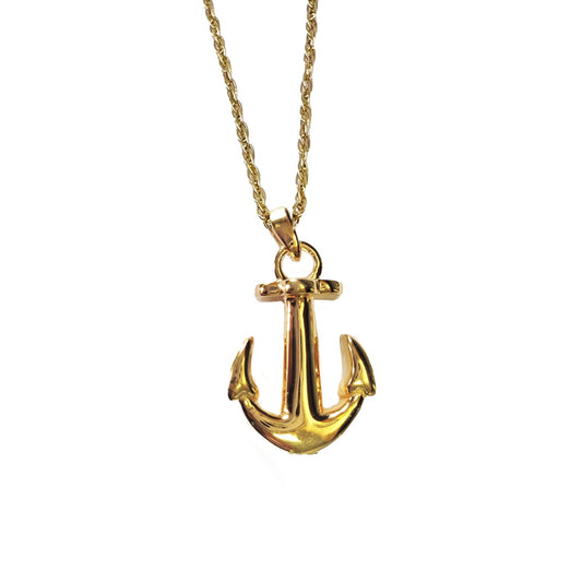 Sea of Faith Pendant: 14k Gold Plated