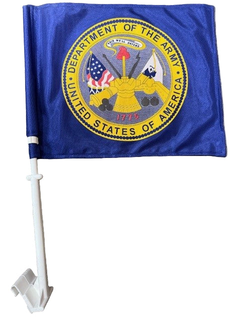 Military Lead Car Flag