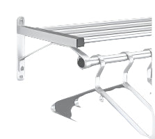 Satin Aluminum Wall Racks