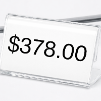 Urn Price Holder 2 in. x 1 in.