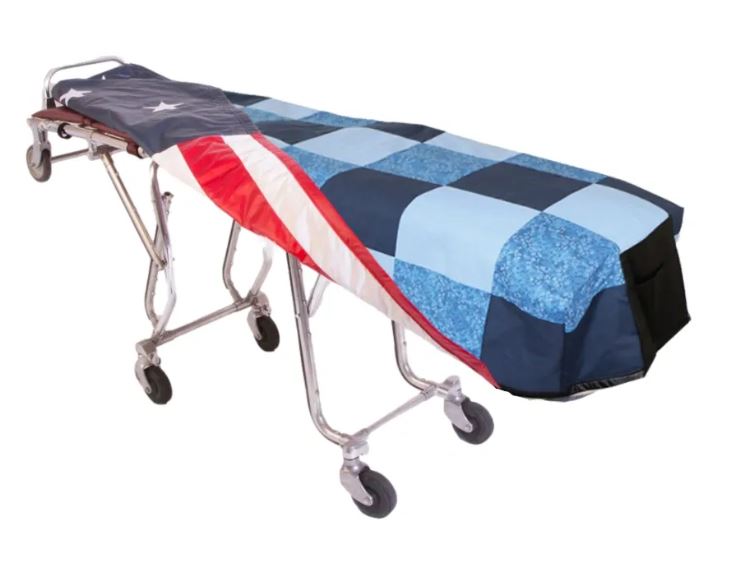 Reversible Patriotic Cot Cover - Various Sizes & Colors