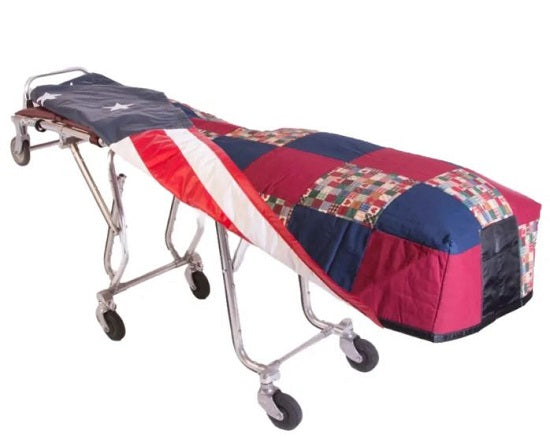 Reversible Patriotic Cot Cover - Various Sizes & Colors