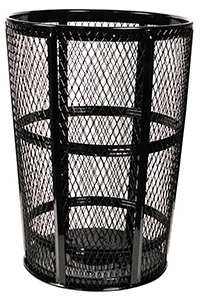 Wire Mesh Waste Receptacle