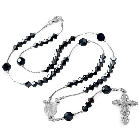 Swarovski® Crystal Rosary Necklace