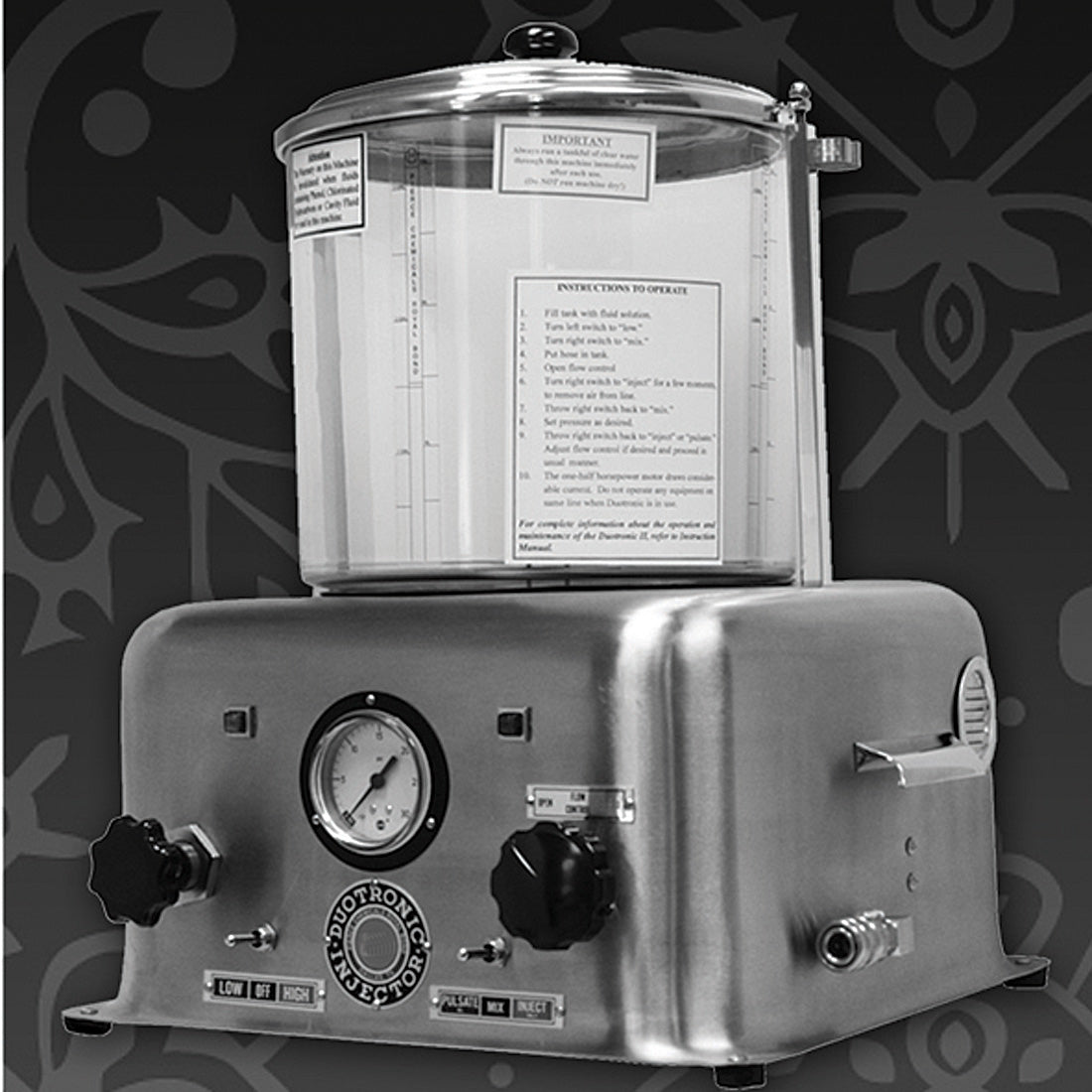 Duotronic Embalming Machines Duotronic II Glass Tank Kelco Supply