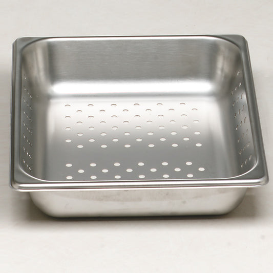 Perforated Tray: 20-5/6"L x 12-7/9"W x 2-1/2"H