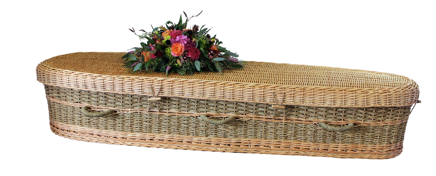 Seagrass Casket 6 ft. 5 in.