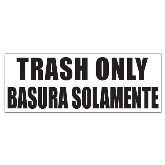 Bilingual Trash Only